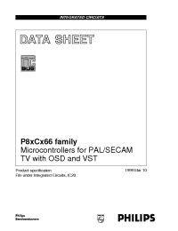 Datasheet P87C766CBP manufacturer Philips
